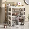 Caja de Almacenamiento para Cosméticos Nueva de Gran Capacidad para Escritorio a Prueba de Polvo para Labiales y Cuidado de la Piel Tocador Estante de Almacenamiento Tipo Cajón de Celebridad de Internet