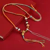 Nova Corda de Thangka Tecida à Mão com Cordão Estilo Étnico Pingente Vintage Cordão de Pescoço Xizang