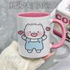 Taza Nicho Hello Kitty Cerámica Taza para Leche Agua Linda Taza para Desayuno Taza para Café Mejor Amigo Taza para Pareja Dibujos Animados