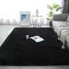 Alfombra Simple para Dormitorio Alfombra de Lana de Seda Alfombra Completa para Piso de Sala de Estar Alfombra de Pelo Largo para el Hogar Alfombra para Mesita de Noche de Sofá Alfombra Degradada