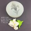 Estilo Chinês Flor Cauda de Luan Flor de Hibisco Molde de Silicone Gesso para Despejar Aromaterapia de Carro Óleo Essencial Sabão Molde Decorativo