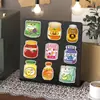 20 Piezas de Imanes Originales para Snacks, Dibujos Lindos de Comida de Dibujos Animados, Pegatinas Magnéticas Suaves para Tablero de Pegamento de Refrigerador para Decoración