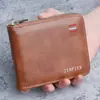 Nueva Cartera Corta para Hombre Moderna con Múltiples Ranuras para Tarjetas, Gran Capacidad, Billetera para Monedas, Portatarjetas, Cartera, Venta al por Mayor de Fábrica, En Stock