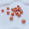 Olhos de Cerâmica com Contas Redondas Contas Bordadas Colar Pulseira Tecidos à Mão Yiwu Acessórios para Joias DIY