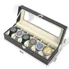 Elegante vitrina de gran capacidad para relojes para uso doméstico, adecuada para almacenar y organizar relojes mecánicos y de pulsera