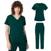 En stock ropa de enfermera SPA salón de belleza hospital estomatológico ropa de trabajo ropa para lavar ropa quirúrgica traje doctor AliExpress