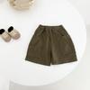Overol de estilo japonés verano nuevo pantalones de longitud media para niños pantalones cortos casuales con bolsillo para niños y niñas bebé estilo occidental pantalones estilo coreano
