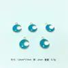 Regalos para Niñas con Cuentas Azules Transfronterizos, Accesorios de Aleación DIY para Joyería de Niñas, Pulseras Estilo Océano al por Mayor