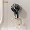 Gancho de ventosa, sem necessidade de furar, forte capacidade de carga, sem marcas, autoadesivo a vácuo, rotativo, para cozinha, banheiro, vaso sanitário, atrás da porta, vidro