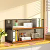 Estantería de escritorio al por mayor, Estante de almacenamiento de escritorio, Organizador de escritorio de oficina, Mesa de comedor, Escritorio de dormitorio, Estante pequeño multicapa, Divisor de estación de trabajo