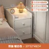 Mesa de Cabeceira Pequeno Rack de Armazenamento Armário de Armazenamento para Quarto de Casa Armário de Armazenamento Integrado na Mesa de Cabeceira Quarto de Aluguel com Espaço Ultra Estreito