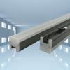 Led barra de luz dura impermeável tira luz linear luz exterior de alumínio guardrail tubo digital parede luz de lavagem luz de contorno