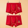 Ropa interior roja para niños, Año del Caballo del Zodiaco, Boxer Briefs, Algodón Puro, para Niños Mayores y Pequeños, Shorts para Niños, Rojo de Año Nuevo