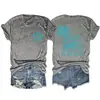 La vida es una playa Haz Amazon Ebay Sitio Independiente Camiseta de Manga Corta con Cuello Redondo de Moda y Elegante para Mujer