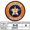 Yaxiu Nuevo Emblema de Equipo Insignia Redonda Parche de Tela Parche de Emblema de Equipo de Béisbol Decoración de Ropa Bolsa Calcomanía