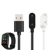 Aplicable a la línea de carga de la pulsera OPPO 2 Band2 OBB211, cargador de línea de atracción magnética, línea magnética Negro y Blanco