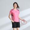 Traje de badminton feminino secagem rápida respirável sportswear verão masculino jersey de vôlei roupa de tênis de mesa tênis compra em grupo impressão