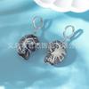 Serie Oceánica Bohemia Pendientes de Cerámica de Caracola Pendientes Moda Estilo Vacaciones en la Costa Pendientes Versátiles Pendientes Mujer