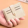 Novo Porta-Cartões para Mulheres, Ultrafino, Compacto, Mini Porta-Cartão de Identificação para Homens, Anti-Desmagnetização, Vários Compartimentos para Cartões, Porta-Cartão Bancário, Porta-Moedas