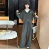 Conjunto de Roupa de Primavera para Meninas 2026 Nova Jaqueta Estilosa para Meninas Maiores Primavera/Outono Casual Fashionable Conjunto de Duas Peças para Crianças Meninas