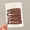 Pinzas para el pelo de cuero con forma de estrella y nube para niñas, Pinzas Bb dulces y geniales para flequillo y cabello lateral, Accesorios para el pelo para niñas