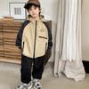 Ropa de Otoño Nueva para Niños 2026 de Haima Chaqueta Exterior Tres en Uno para Niños Abrigo de Trabajo Moderno