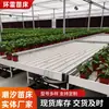Cama de Semillero de Marea Deslizante Invernadero Conectado Cama de Semillero de Verduras Riel Galvanizado en Caliente Cama de Semillero de Plantación Móvil