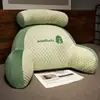 Almofada de cabeceira Ice Bean Bean, encosto macio acolchoado, travesseiro de apoio lombar, almofada de sofá para grávidas, travesseiro de cama para leitura na cama ou dormitório