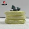 Pulsera plana de jade Lantian para mujer, drenaje en vivo, bienestar, al por mayor, pulsera de jade coliflor, flor flotante de jade, venderá regalos