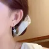Pendientes de Aleación de Cobre Pendientes de Estrella para Mujer Lujo Ligero Elegantes Nicho de Gama Alta Clavos para Oreja Pendientes Dulces Frescos de Estrella de Cinco Puntas