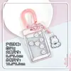 Portatarjetas Transparente Shaker para Hobby Etiqueta de Nombre para Estudiante Tarjeta de Campus Portatarjetas IC En Stock Lanyard para Empleado Funda Protectora para Tarjeta de Identificación de Fábrica