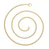 Xuping Moda Clásica Cadena Lisa de Acero Inoxidable con Cierre de Langosta, Accesorios de Collar para Uso Diario Fáciles de Poner Venta al Por Mayor