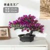 Planta de Pinheiro Artificial Acolhedor em Vaso Planta Verde de Interior Bonsai Decoração de Flores Artificiais para Desktop Decoração de Casa Ornamento Árvore de Pinheiro