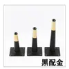 Accesorios para patas de sofá de metal minimalistas, ligeras y de lujo, tipo cono recto, color negro y dorado a juego para TV, mesa de centro y armario.
