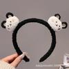 Otoño e Invierno Nuevo Diadema de Felpa de Oso Fresa para Lavar la Cara, Diadema de Presión para el Cabello, Linda Diadema, Accesorios para el Cabello de Oso Peludo para Mujer