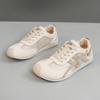 [Personalizado] Sapatos Morais de Solado Grosso Gt1903 para Mulheres Novos Sapatos Brancos para Mulheres Primavera e Verão 2025 Sapatos Respiráveis de Malha Casuais