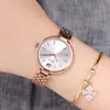Reloj GEDI para mujer con banda de acero y esfera grande, moderno, impermeable, simple, para estudiante, directo de fábrica