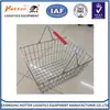 Fabricantes de Yiwu cesta de alambre metálico cesta de compras de supermercado cesta de compras de alambre electrochapado cesta de hierro