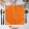 Toalhas de Papel Descartáveis Cor Sólida Estilo Natural Atravessando Fronteiras Estilo Europeu e Americano Amazon Decoração de Mesa para Festas Guardanapos Atacado