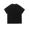 Yidao Vintage 2026 Verão Novo Estilo Japonês Design Criativo Bordado Costurado Gola Redonda Caimento Solto Versátil Manga Curta Camiseta Masculina