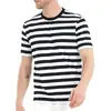 Nueva Camiseta de Manga Corta de Verano para Hombre Tallas Grandes Estampado de Bandera Europea y Americana Camiseta Deportiva de Manga Corta con Cuello Redondo Transfronteriza Fitness