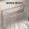 Estante de Almacenamiento Montado en la Pared para el Interior de las Puertas de Gabinetes de Cocina, Caja de Almacenamiento para Film Transparente, Cesta Colgante Detrás de la Puerta del Gabinete, Estante de Almacenamiento
