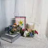 Nuevo Candelabro Escandinavo para el Día de San Valentín de Temu Adornos de Decoración de Boda de Hierro Taza de Vela de Flor Simulada Se Puede Enviar Transfronterizo