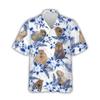 Camisa Nueva de Verano para Hombre Estampado 3D Patrón Kawaii de Capibara Camisa para Hombre Camisa Hawaiana