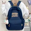 Mochila nueva de alto estilo japonés ins, fresca y dulce, para estudiantes de secundaria y preparatoria, bolsa escolar ligera para niñas, bolsa de hombro doble de gran capacidad