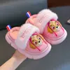 Pantuflas de Algodón para Niños Paw Patrol Otoño e Invierno Nuevas para Niños EVA Superficie de Cuero de Dibujos Animados Impermeables Zapatos de Algodón para el Hogar para Niños Pequeños