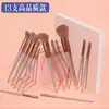 En stock: Set de 13 Brochas de Maquillaje Cuatro Estaciones Verde, Etiquetado Transfronterizo, Iluminador, Pincel para Rubor, Pincel para Sombras de Ojos, Set Completo de Herramientas de Belleza