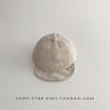 Ins Korean Letter Baby Hat Primavera e Outono Sunshade Cap à prova de vento Outono e Inverno Boné de beisebol quente para meninos e meninas