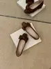 Altura de Tacón 3cm~Zapatos Planos de Tacón Grueso de Gama Alta Francesa para Mujer 2025 Nuevo Estilo de Noche Zapatos Rojos para Boda