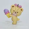 Mini Case de Celular com Gatinho, Coelho e Urso Pregado com Pingente de Corrente para Bolsa Decorativo DIY Acessórios de Pingente